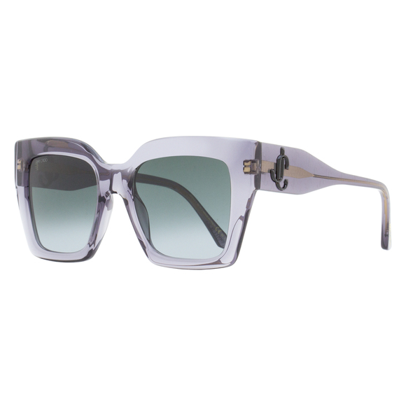 Jimmy Choo Square Eleni /G/N Sunglasses R6S9O Transparent Gray 53mm - Picture 1 of 2